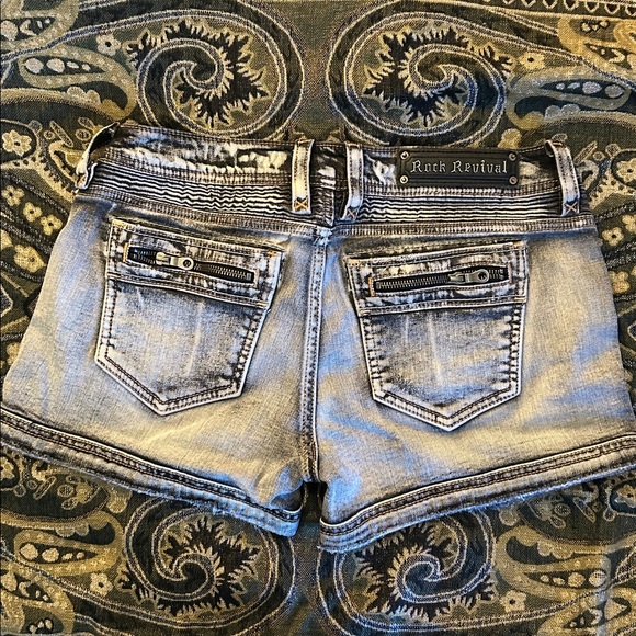 Rock revival Moto shorts NWT - Picture 4 of 16